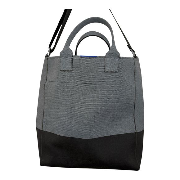 Rothy's The Carryall Slate Gray Brown Shoulder Tote Messenger Computer Bag - Picture 5 of 12